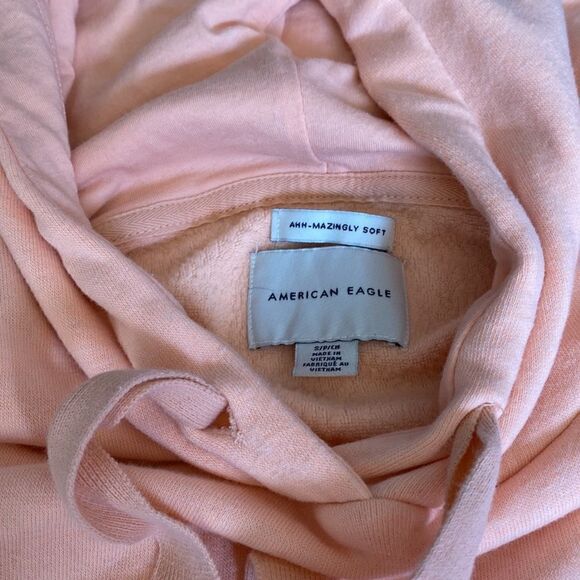 American Eagle Peach Hoodie - Size Small - Picture 5 of 8
